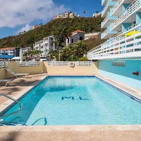 Beautiful Ocean Blue Love Oceanfront Apartment Fajardo Bagian luar foto