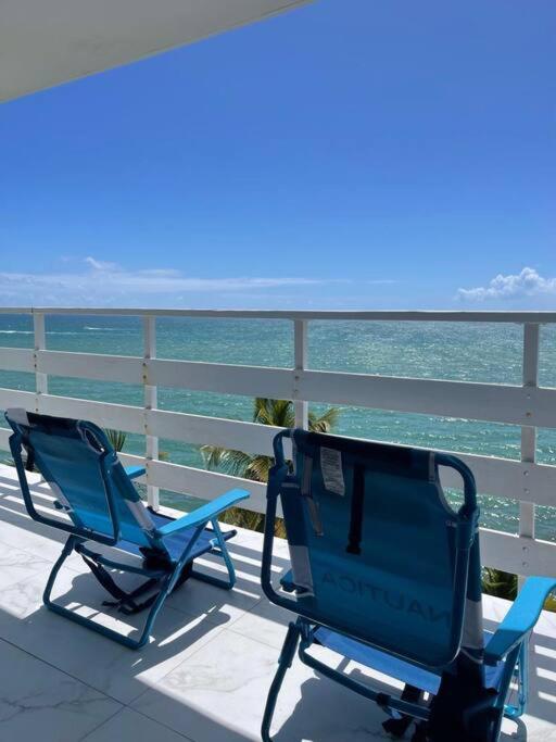 Beautiful Ocean Blue Love Oceanfront Apartment Fajardo Bagian luar foto